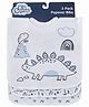 Big Softies Popover Bibs Printed & Applique Embroidery Soft Stretchable Rib Neck Blended Cotton Ultra Soft & Super Absorbent For Drooling, Teething & Feeding For Boys 6-36 Months Pack of 3-Dino