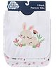 Big Softies Popover Bibs Printed & Applique Embroidery Soft Stretchable Rib Neck Blended Cotton Ultra Soft & Super Absorbent For Drooling, Teething & Feeding For Boys 6-36 Months Pack of 3-Bunny