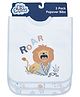 Big Softies Popover Bibs Printed & Applique Embroidery Soft Stretchable Rib Neck Blended Cotton Ultra Soft & Super Absorbent For Drooling, Teething & Feeding For Boys 6-36 Months Pack of 3-Lion