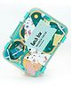 Little Surprise Box Meow Compact Tiffin Lunch Box for Kids- Teal