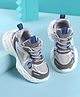 KIDLINGSS Colour Blocked   Sneakers - Grey & Blue