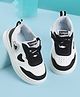 KIDLINGSS Glittered Heart Patch Detailed Sneakers - White & Black