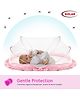 KOLAR Large Mosquito Net for Baby Bottomless Net for Infants (0-24 Months) Safe & Easy Sleep Solution 135cm x 65cm x 65cm Pink