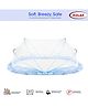 KOLAR Large Mosquito Net for Baby Bottomless Net for Infants (0-24 Months) Safe & Easy Sleep Solution 135cm x 65cm x 65cm Blue