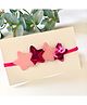 Little Tresses Stars Applique Detailed Soft Headband - Dark Pink