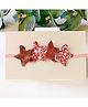 Little Tresses Beads Embellished Stars Applique Detailed Soft Headband - Light Pink