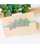 Little Tresses Beads Embellished Stars Applique Detailed Soft Headband - Light Blue