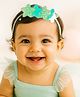 Little Tresses Stars Applique Detailed Sequins Embellished Soft Head Band - Mint