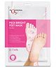 O3+ Pedi Bright Foot Socks Sheet Mask For Foot With Salicylic Acid & Avocado Oil - Pack of 1