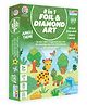 Ratnas 2 in 1 Foil & Diamond Art Kit - Multicolor