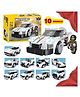 Elecart Pull Back Car Toy Model Set  181 Pcs Thunder Racing Vehicle Building Blocks | STEM Construction Kit for Kids Age 6-12 | Creative Bricks Car Model & Pull-Back Racing Car Toy | Non-Toxic