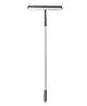 COZY VIBES Window Glass Cleaning Tool Double Sided Wipe Long Handle Squeege with Telescopic Extension Pole Cleaning Long Handle Floor Brush- PACK OF 1- COLOR MAY VARY