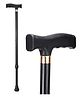 COZY VIBES Single Leg Walking Stick Combo Anti-Skid Surface, Adjustable,Perfect for Seniors, People with Mobility Issues Walking Cane- PACK OF 1- COLOR MAY VARY