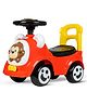 Mee Mee Safari Cruise Baby Ride-On Car - Safe, Fun, and Interactive Ride-On Toy for Kids Aged 1-3 Years with Music, Lights, and Storage (Red)