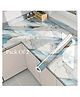 SANISHTH Marble foil Stickers Oil Proof Waterproof Stove Sticker Wallpaper for Kitchen Oil Proof Wallpaper Peel and Stick size 60cm x 200cm (Sky Gold Pack Of 2)