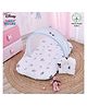 Disney by Baby Tales Printed Muslin Baby Bedding with Mosquito Net - Light Blue