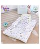 Purple Tots Muslin Baby Bedding Set with Space Print - White & Yellow