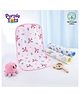 Purple Tots Muslin Burp Clothes with Aeroplane Print Pack of 3 - White Pink & Light Blue