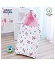 Baby Tales Muslin Carry Nest With Airplane Print - Pink