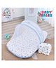 Baby Tales Muslin Baby Bedding With Mosquito Net - Light Blue