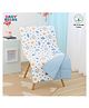 Baby Tales Muslin Single Side Sun & Sound Printed Quilted Blanket - Light Blue