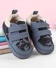 Babyoye Velcro Closure Booties With Camouflage Print - Blue