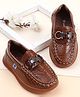 Cute Walk by Babyhug Slip On Loafer with Applique - Tan