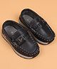 Cute Walk by Babyhug Slip On Solid Loafers - Black