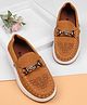 Cute Walk by Babyhug Formal Shoes With Textured Design - Brown