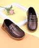 Cute Walk by Babyhug Slip On Solid Loafers - Brown