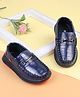 Cute Walk by Babyhug Slip On Solid Loafers - Navy Blue
