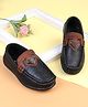 Cute Walk by Babyhug Slip On Solid Loafers - Black