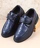 Pine Kids Velcro Closure Solid Oxfords - Navy Blue