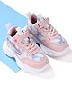 Cute Walk by Babyhug Sneaker Shoes With Velcro Closure - Pink