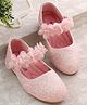 Cute Walk by Babyhug Ballerina with Corsage Applique & Glitter - Pink