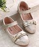 Cute Walk by Babyhug Ballerina with Velcro Closure - Golden