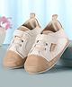 Cute Walk by Babyhug Velcro Closure Booties - Beige