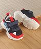 Babyoye Velcro Closure Sneaker Shoes With Colour Block Design - Navy Blue