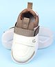 Babyoye Velcro Closure Solid Sneaker Shoes - Khaki