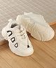 Babyoye Lace Up Sneaker Shoes - White
