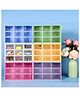 COZY VIBES Home Storage Organizer with 9 Drawers, Clear Storage Cabinet, Stackable Home Storage Box for Makeup Office Craft Hardware Art Supplies - PACK OF 1 - COLOR MAY VARY