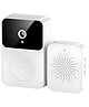 COZY VIBES DOORBELL -Ultra Easy Single-Click Video Calling WiFi Indoor Camera 5MP 1080p FHD, 360° PTZ Control, Color Night Vision, Two-Way Video/Audio, Mini Video Doorbell - PACK OF 1 - COLOR MAY VARY