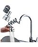 COZY VIBES Sink Sprayer Attachment for Faucet, Removable Faucet Extender with Stretchable Hose, Kitchen Water Saving Sink Sprayer, 3 Water Outlet Modes - PACK OF 1 - COLOR MAY VARY