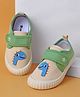 Cute Walk by Babyhug Casual Shoes with Velcro Closure & Dino Applique - Green