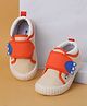Cute Walk by Babyhug Casual Shoes with Velcro Closure & Animal Applique - Beige