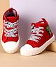 Cute Walk by Babyhug Casual Shoes with Dino Applique - Red