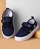 Cute Walk by Babyhug Casual Shoes with Velcro Closure & Space Theme Embroidery - Navy Blue