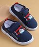 Cute Walk by Babyhug Casual Shoes with Velcro Closure & Vehicle Applique - Blue