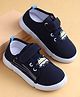 Cute Walk by Babyhug Casual Shoes with Velcro Closure & Vehicle Applique - Navy Blue