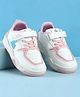 Babyoye Solid Casual Shoes With Velcro Closure - Pink